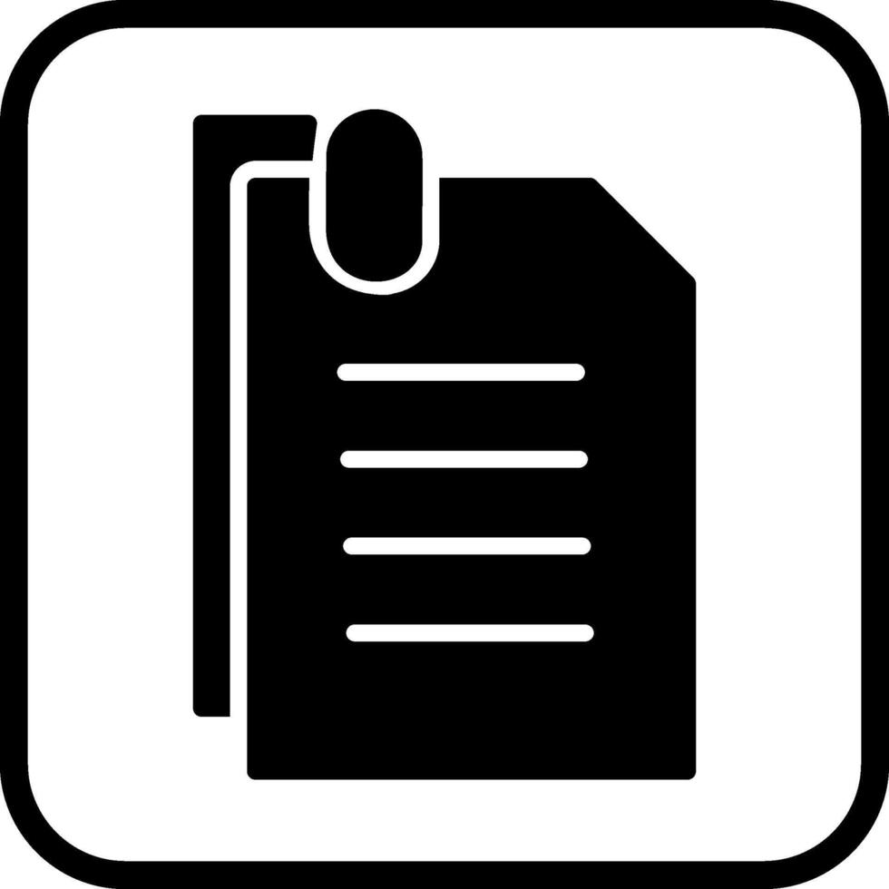 Attached Documents Vector Icon