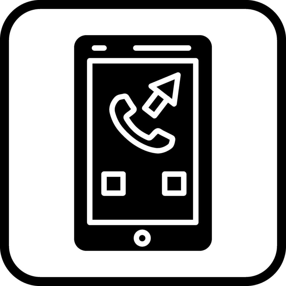 Outgoing Call Vector Icon