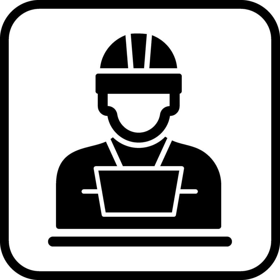 industria trabajador ii vector icono