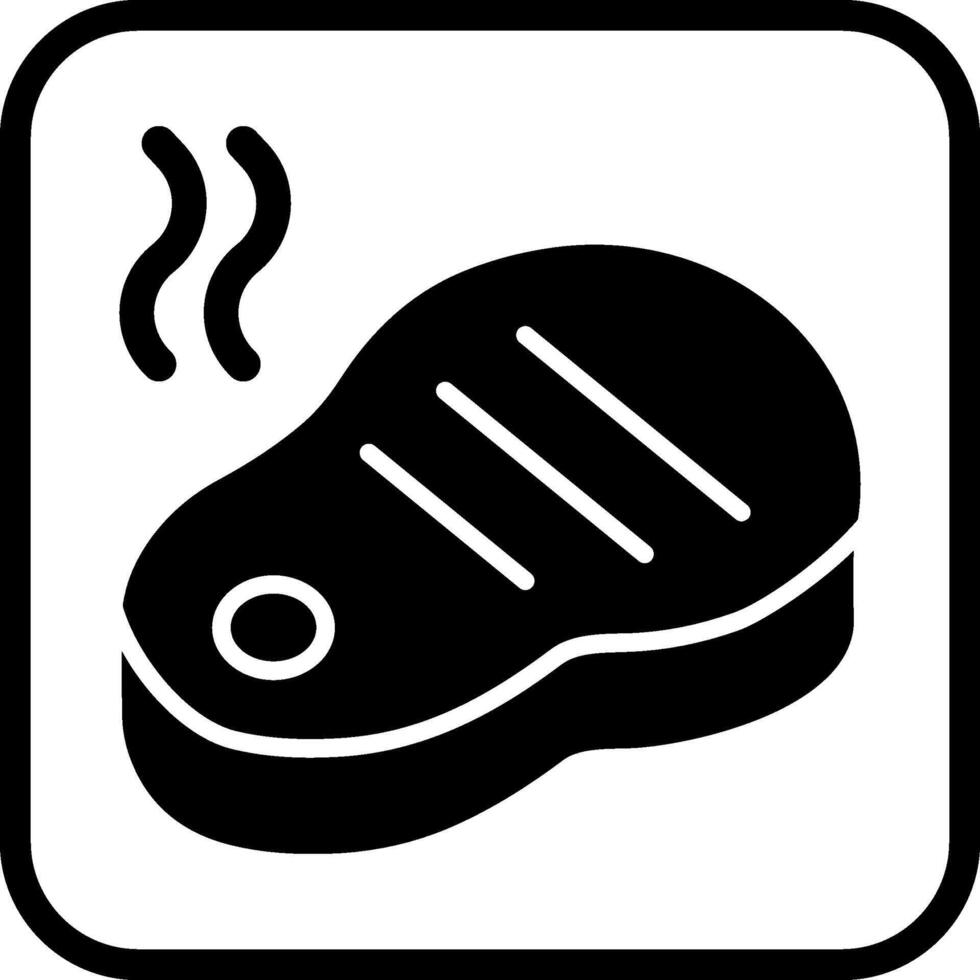 Steak Vector Icon