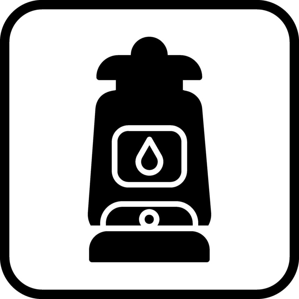 Oil Lamp Vector Icon