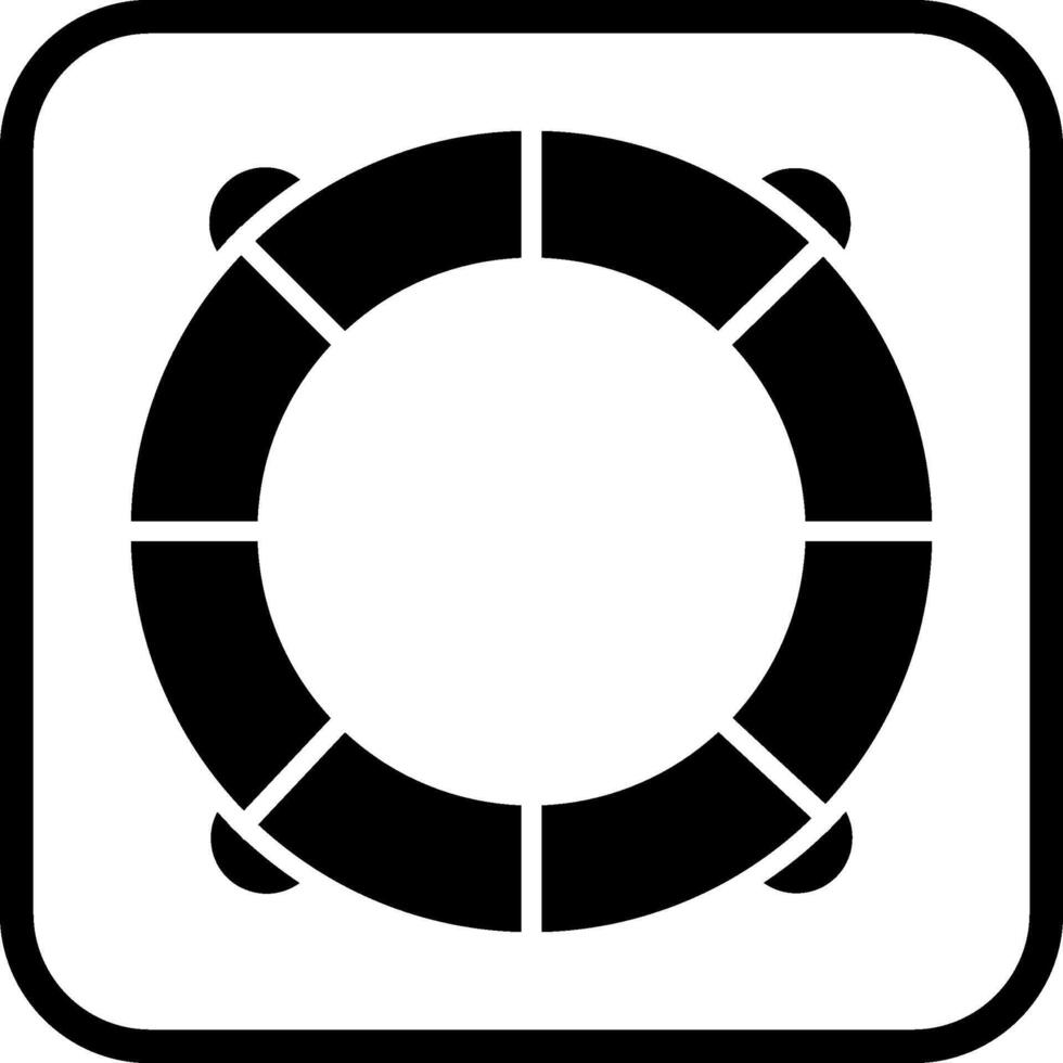 Life Saving Tube Vector Icon