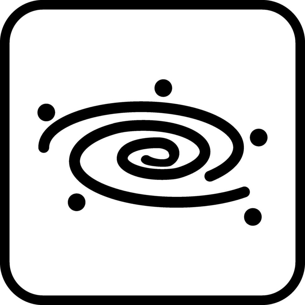 Black Hole Vector Icon