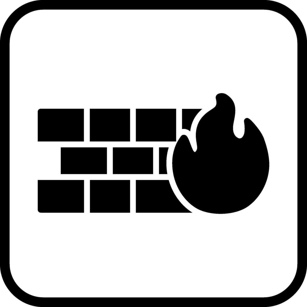 icono de vector de firewall