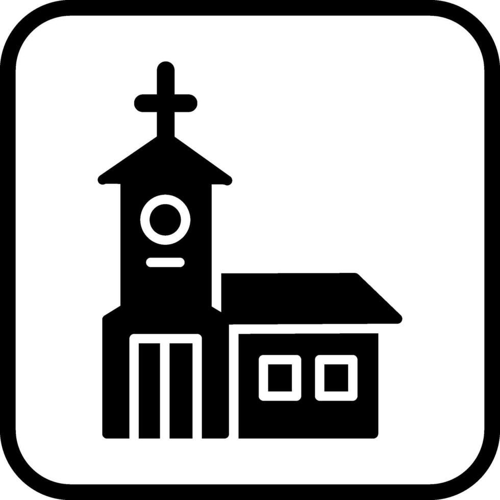 Building Church Vector Icon