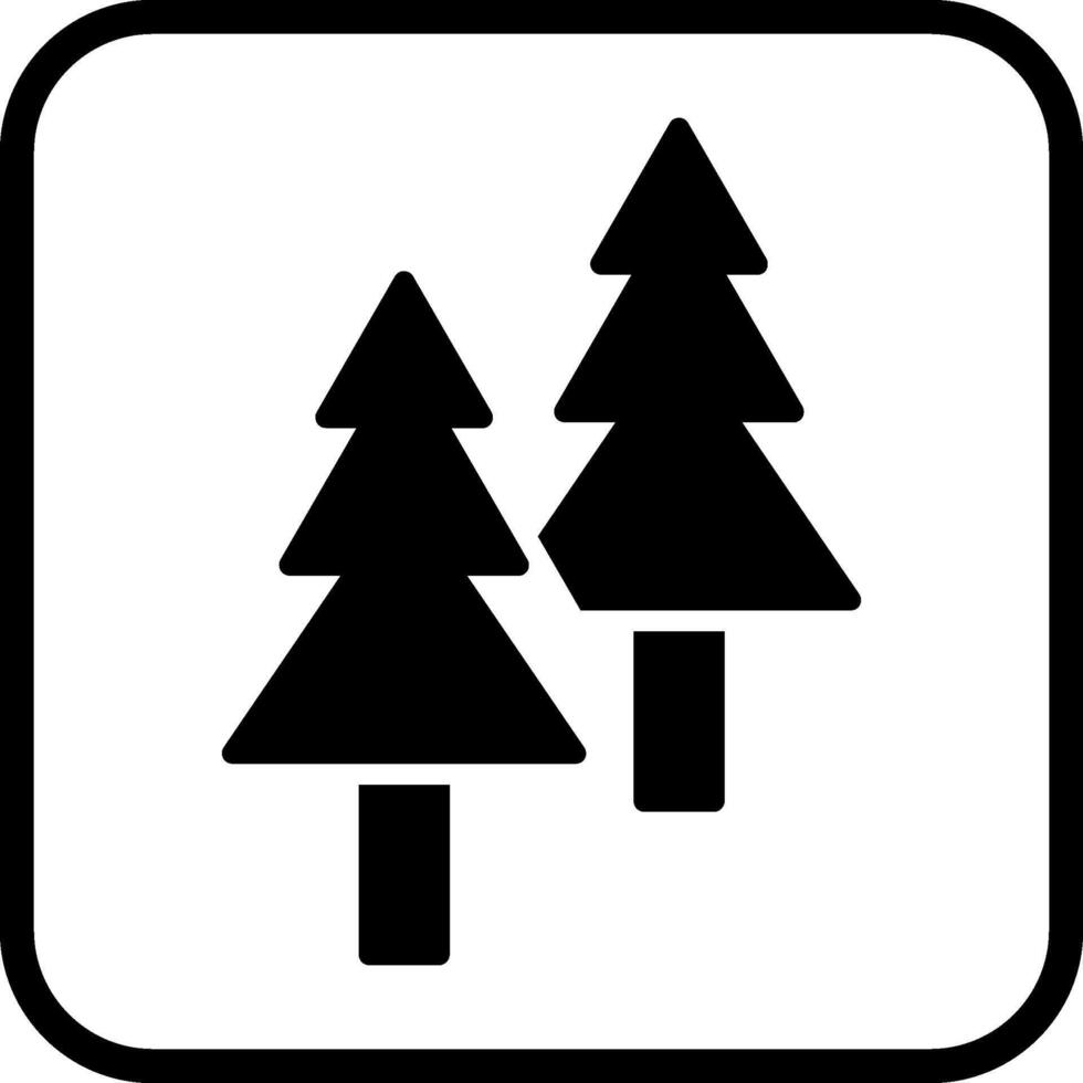 Pine Tree Vector Icon