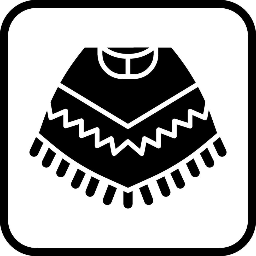 Poncho Vector Icon