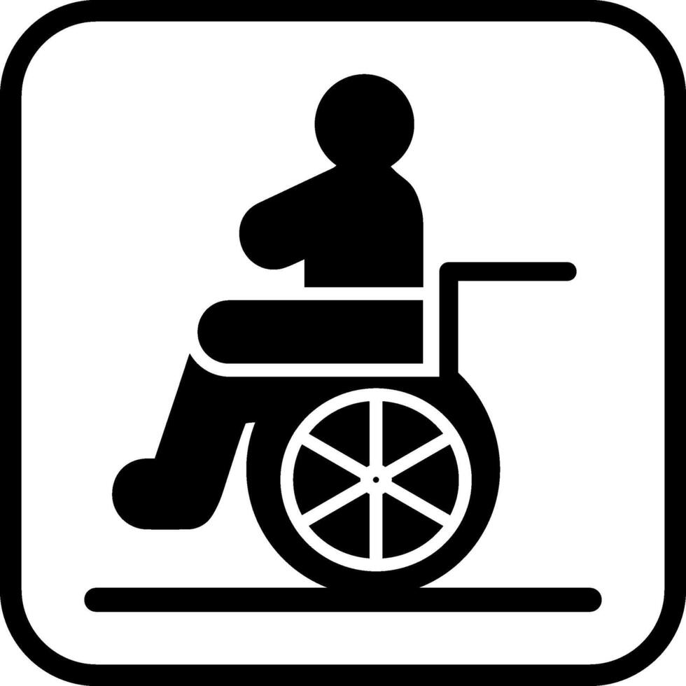 Wheelchair Vector Icon