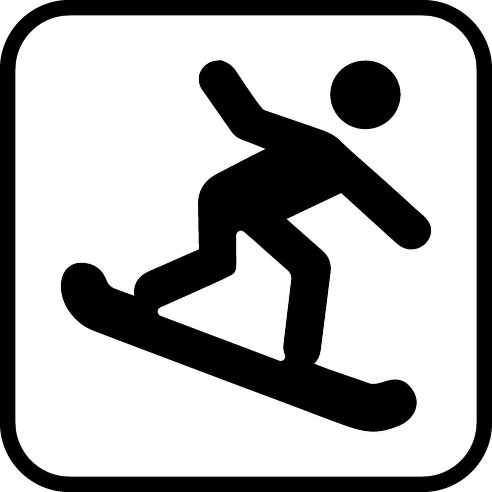 Snowboard Vector Icon