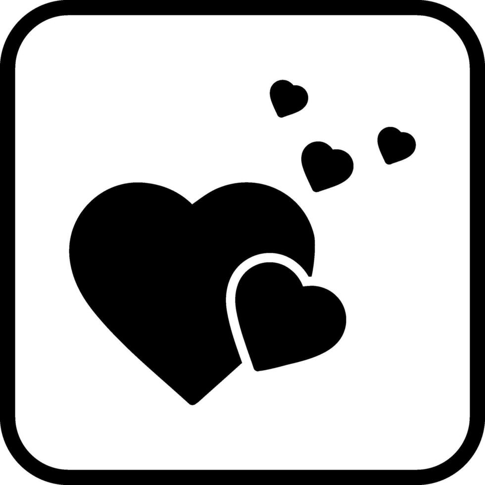 icono de vector de corazón