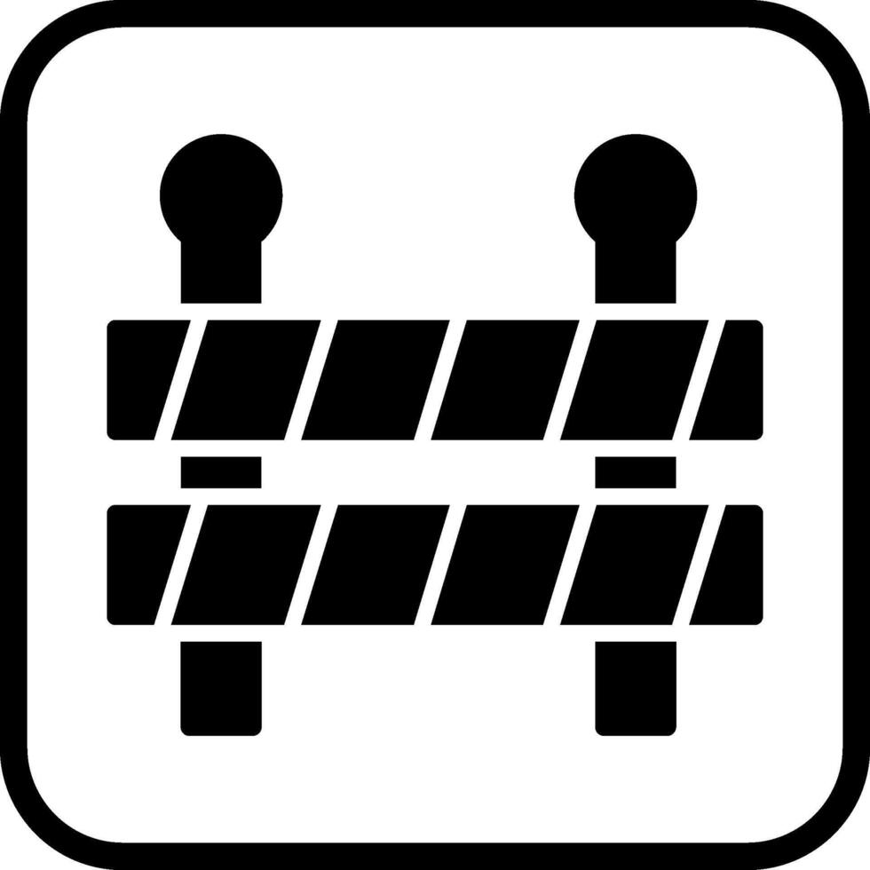 Roadblock Vector Icon