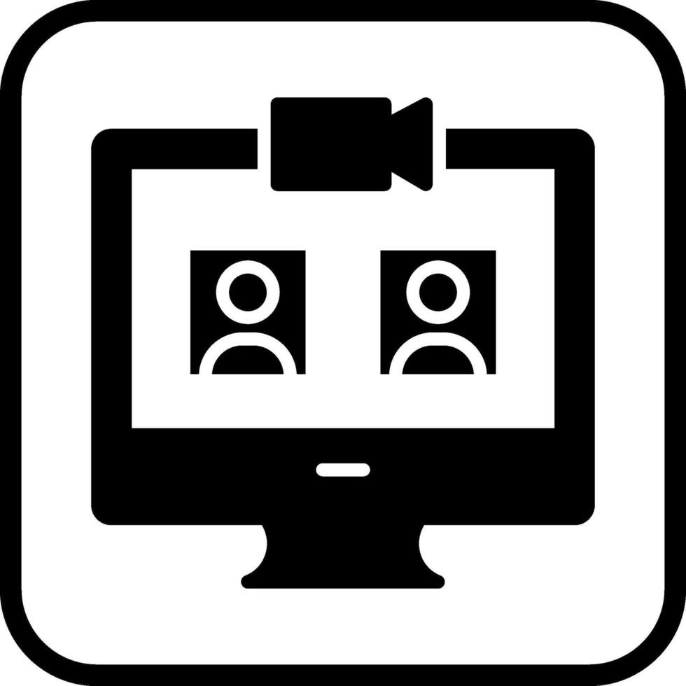 Video Call Vector Icon