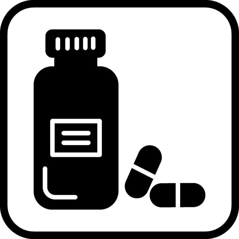 Bottle Capsule Vector Icon