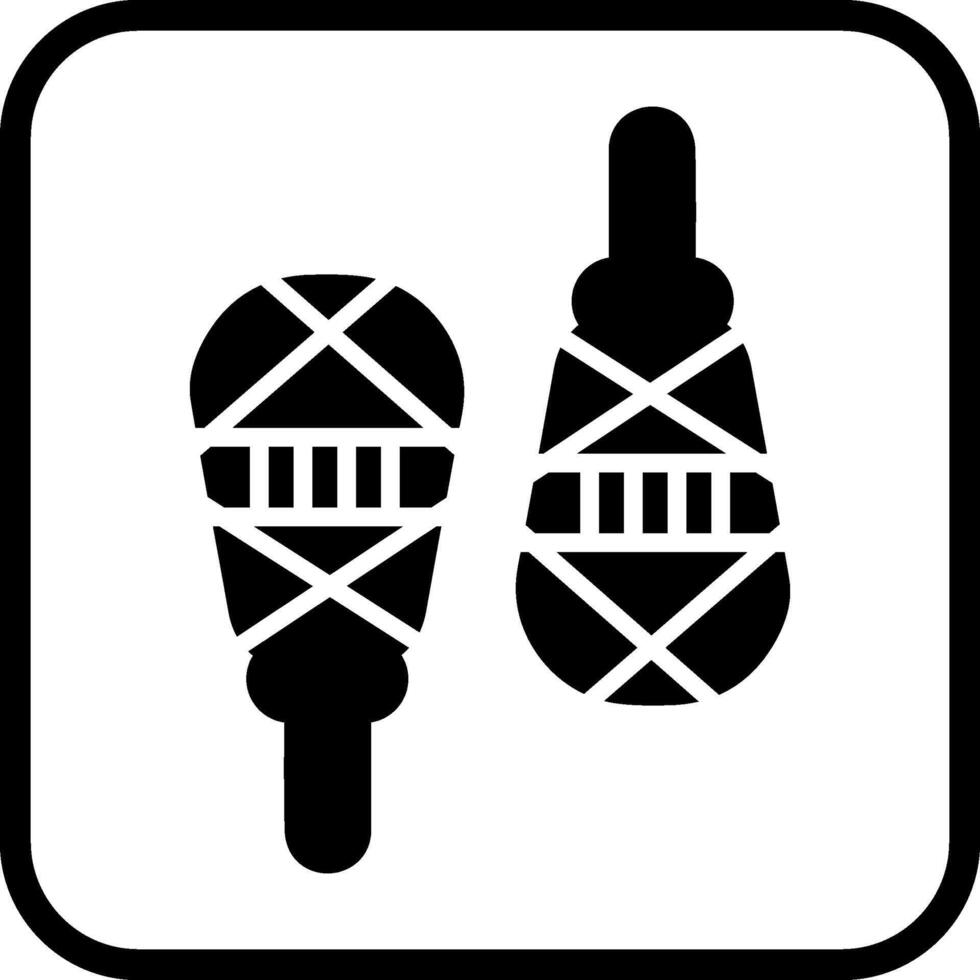 Snowshoes Vector Icon