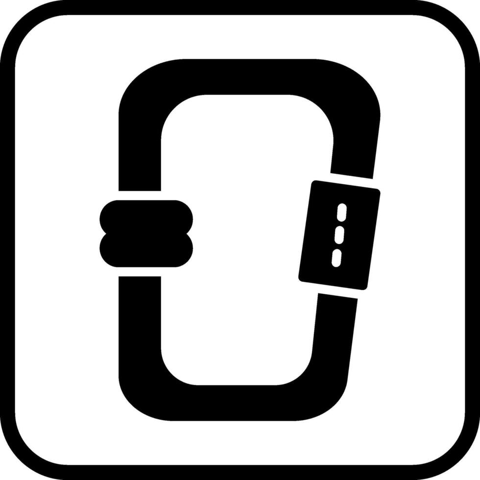 Carabiner Vector Icon