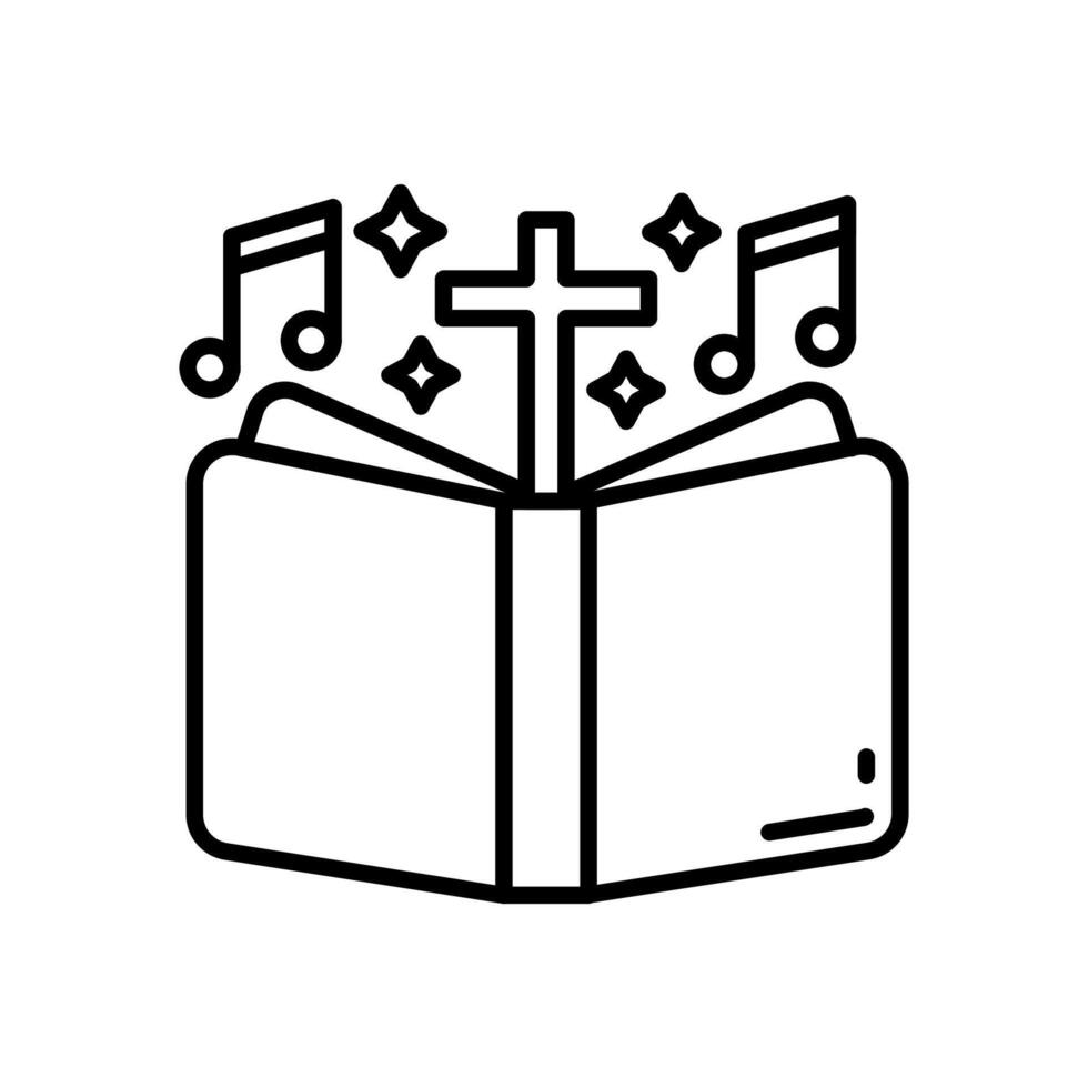 Hymns Diet  icon in vector. Logotype vector
