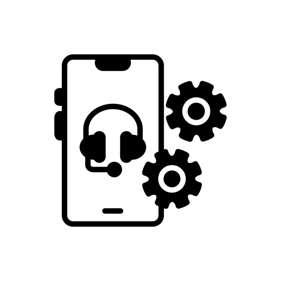 Mobile Service icon in vector. Logotype vector