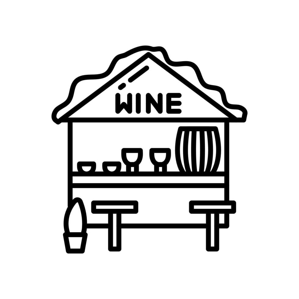 Mulled Wine Diet  icon in vector. Logotype vector