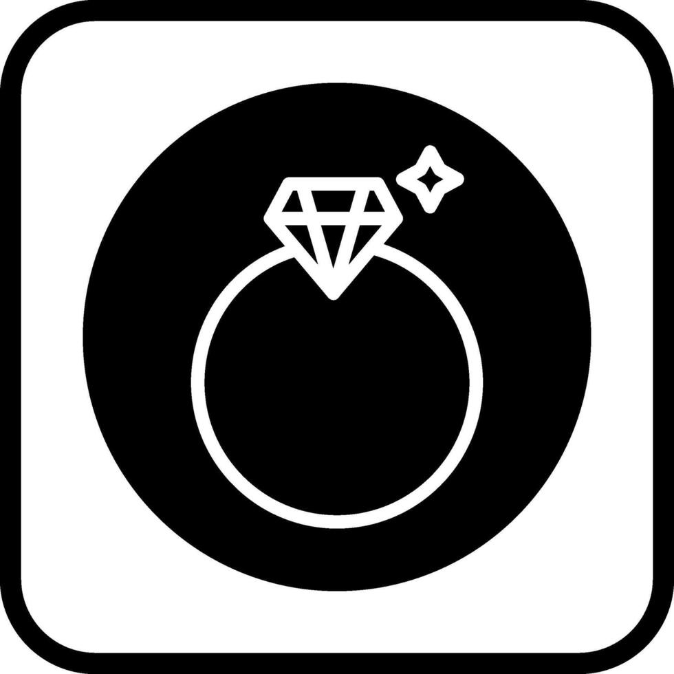 icono de vector de anillo