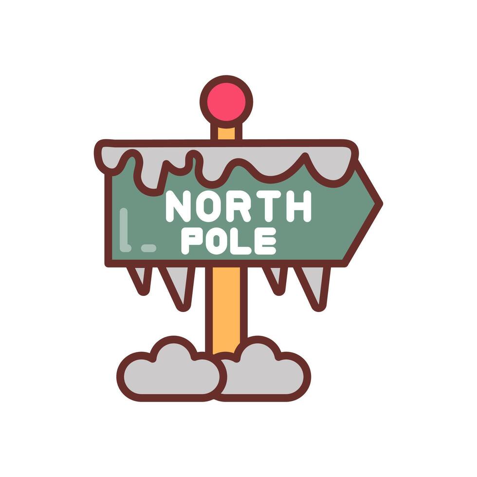 norte polo dieta icono en vector. logotipo vector
