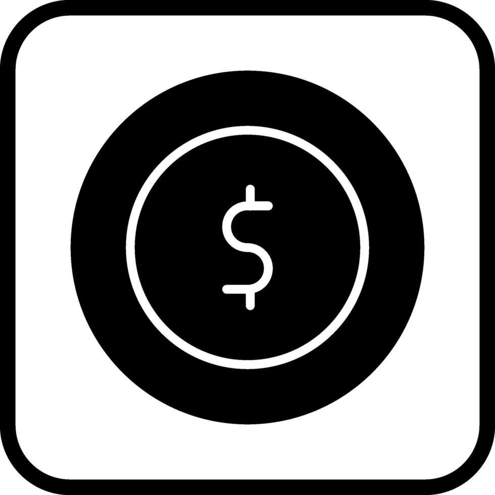 icono de vector de monedas