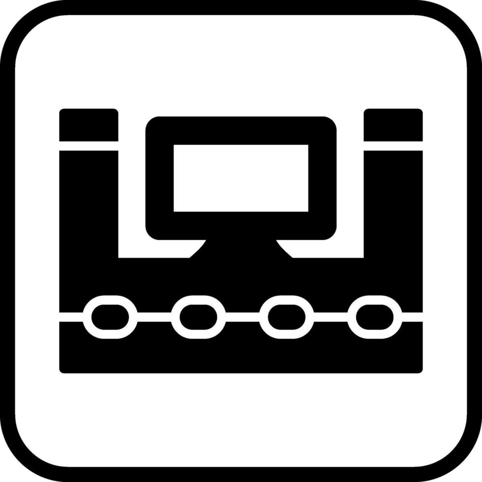 icono de vector de televisor