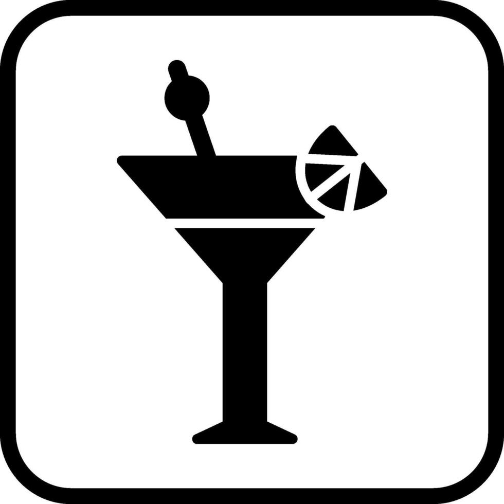 icono de vector de martini