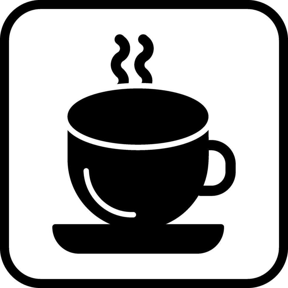 icono de vector de taza de café