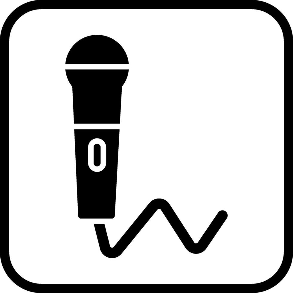 icono de vector de micrófono