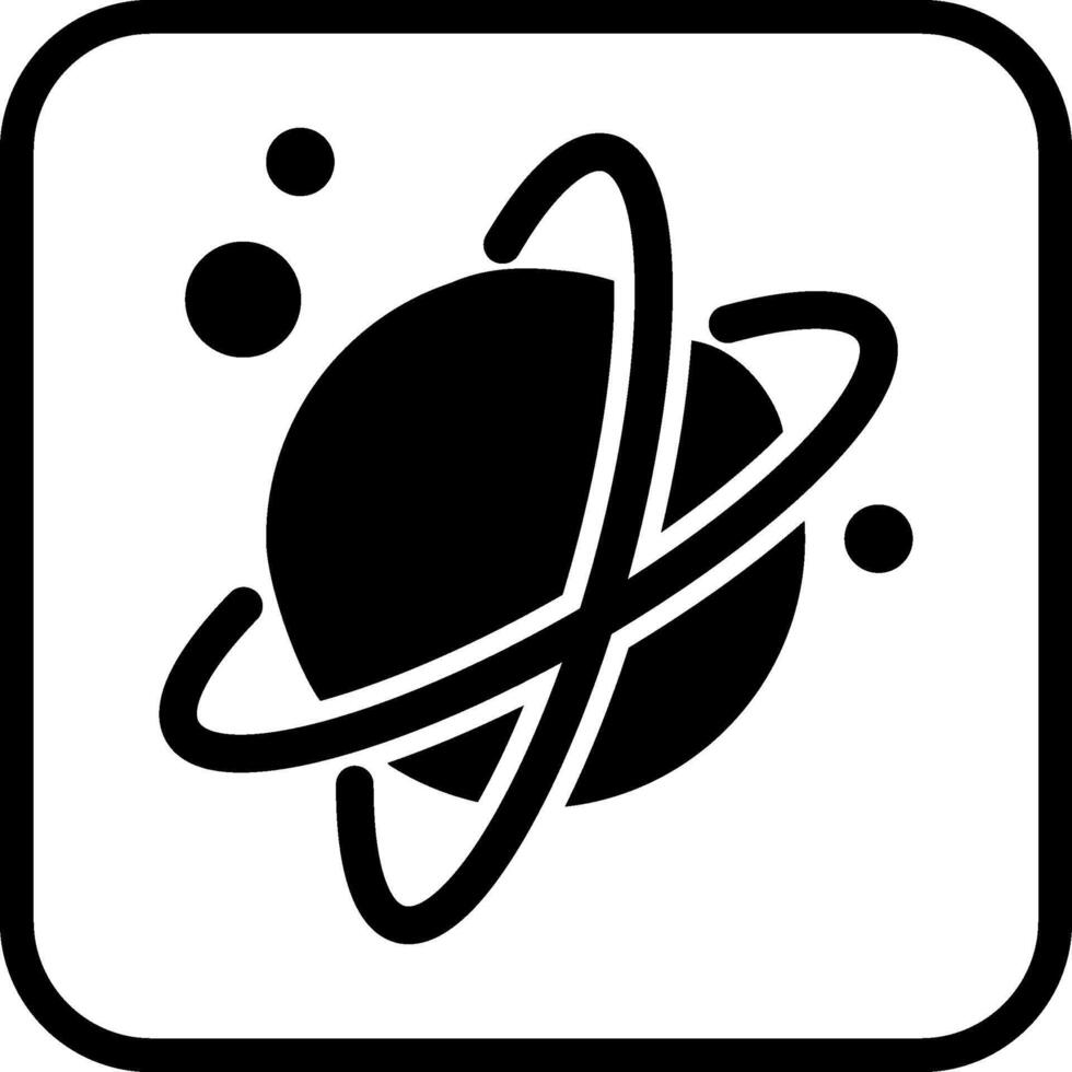 icono de vector de planeta