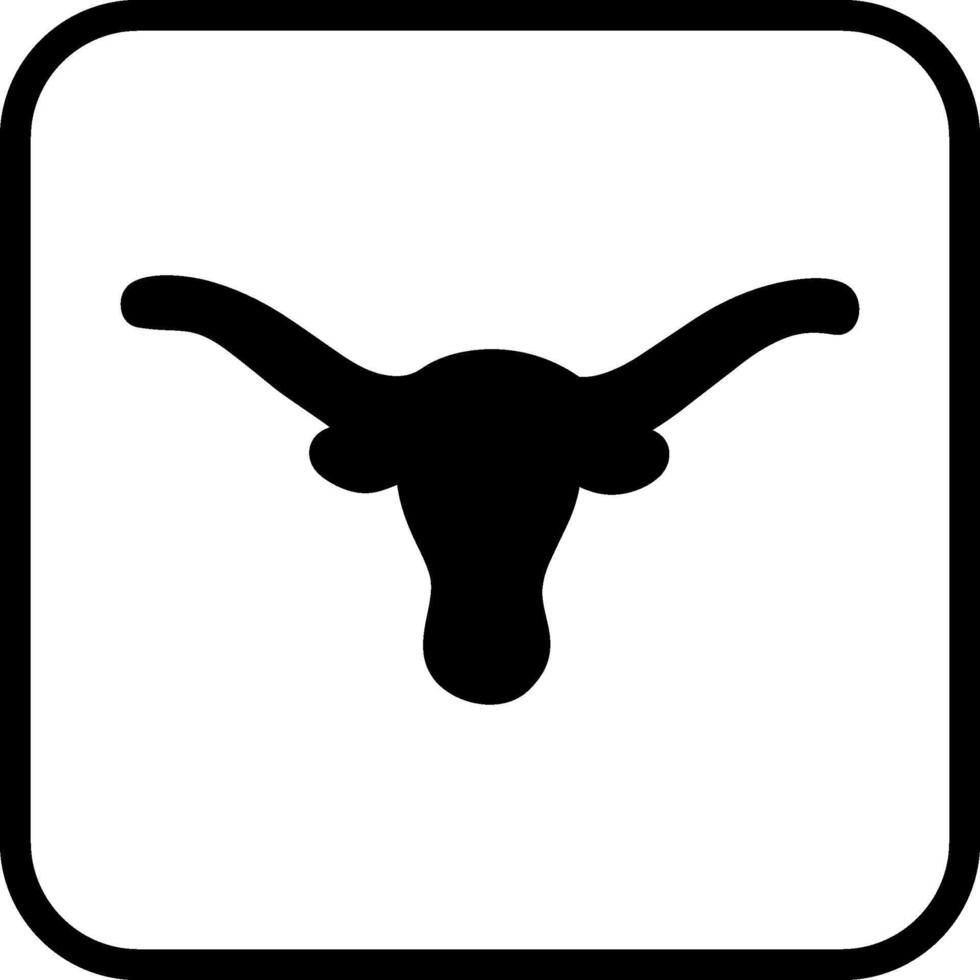 Bull Horns Vector Icon