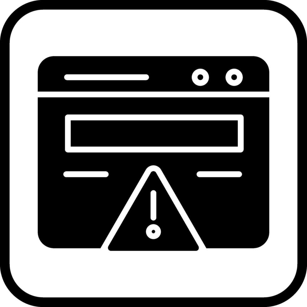 Web Error Vector Icon