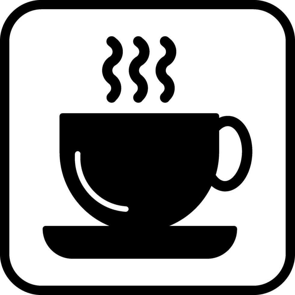 icono de vector de taza de café