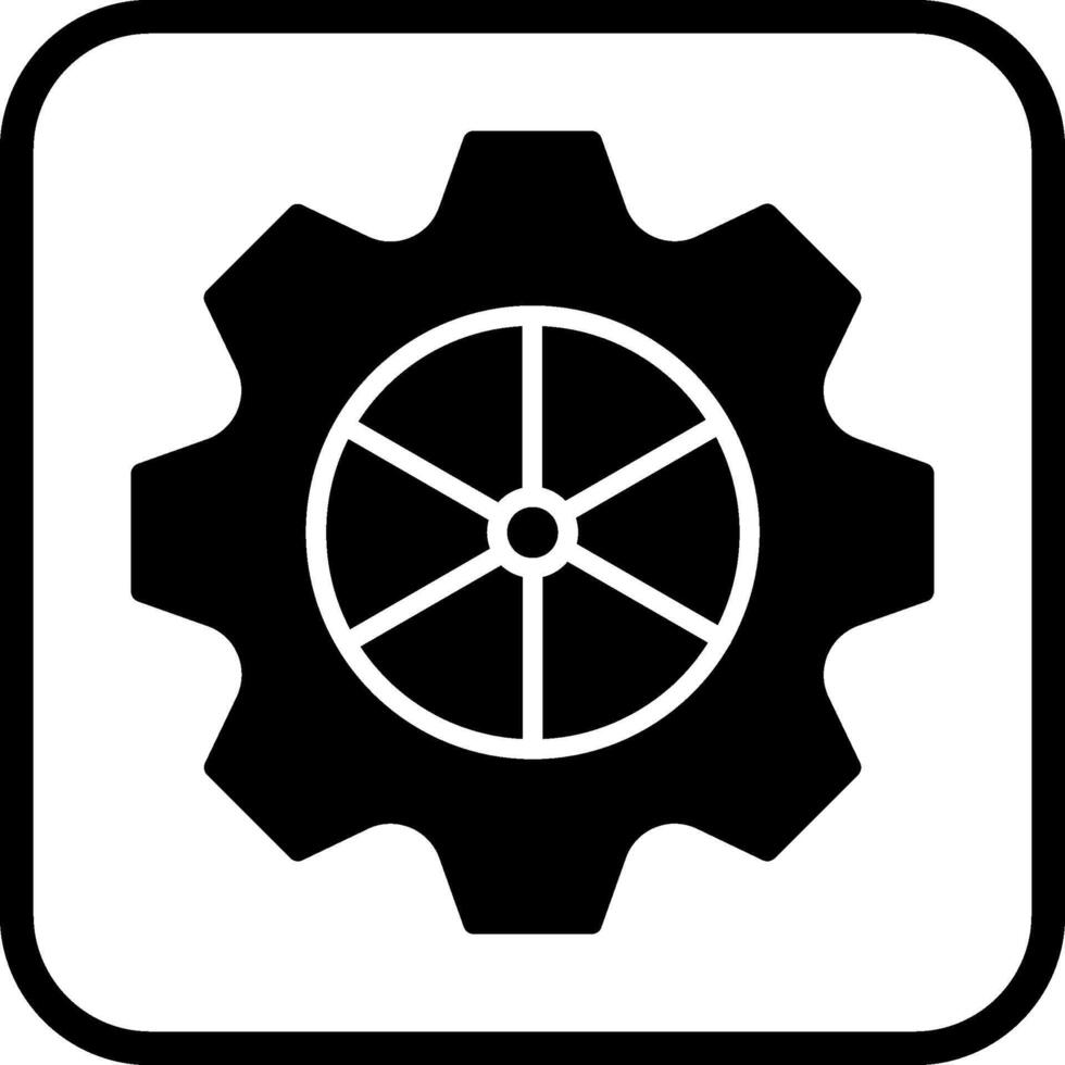 icono de vector de rueda