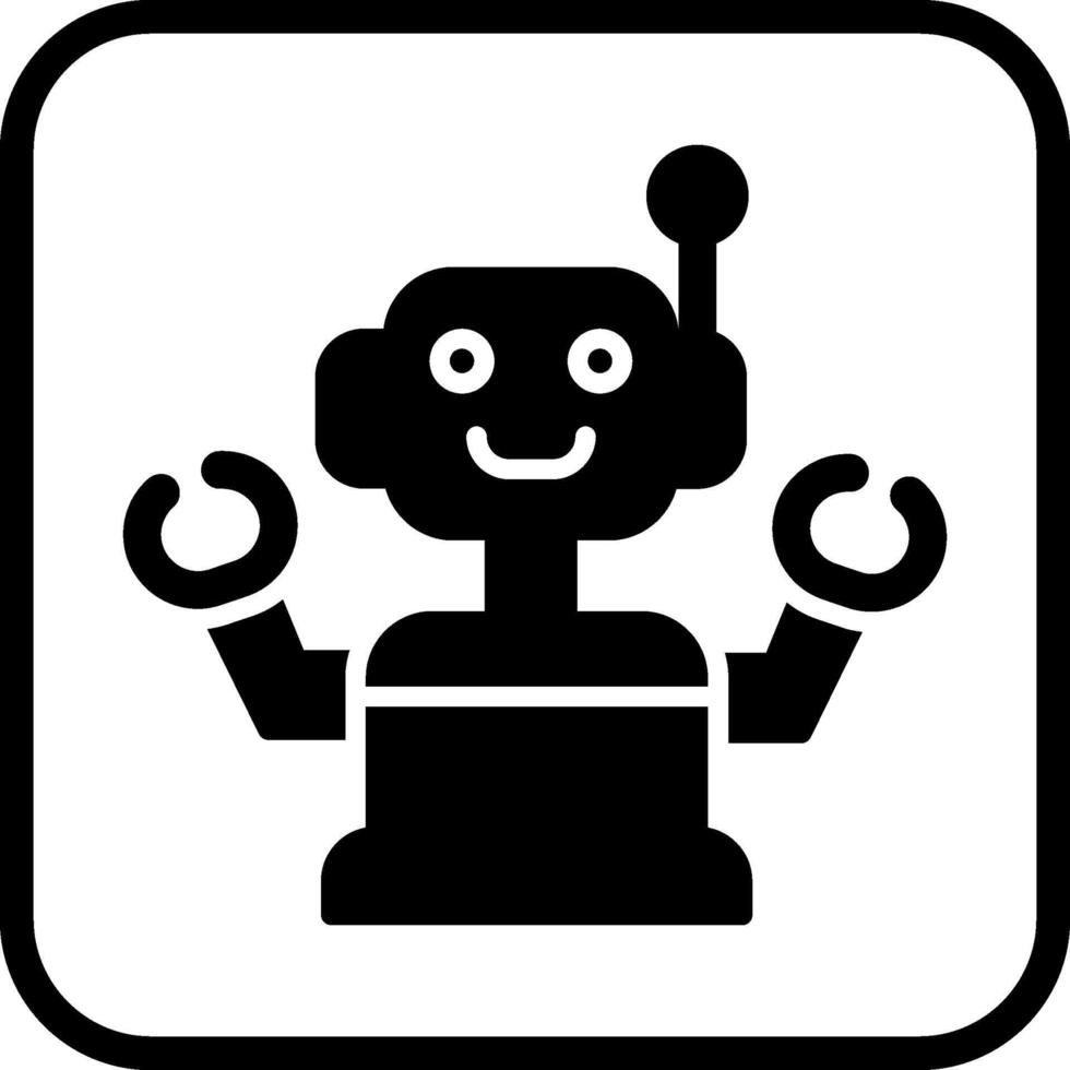 industrial robot iii vector icono
