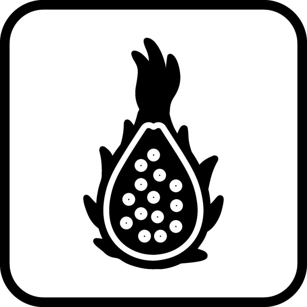 Dragon Fruit Vector Icon