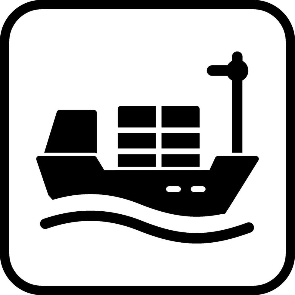 Cargo Ship I Vector Icon