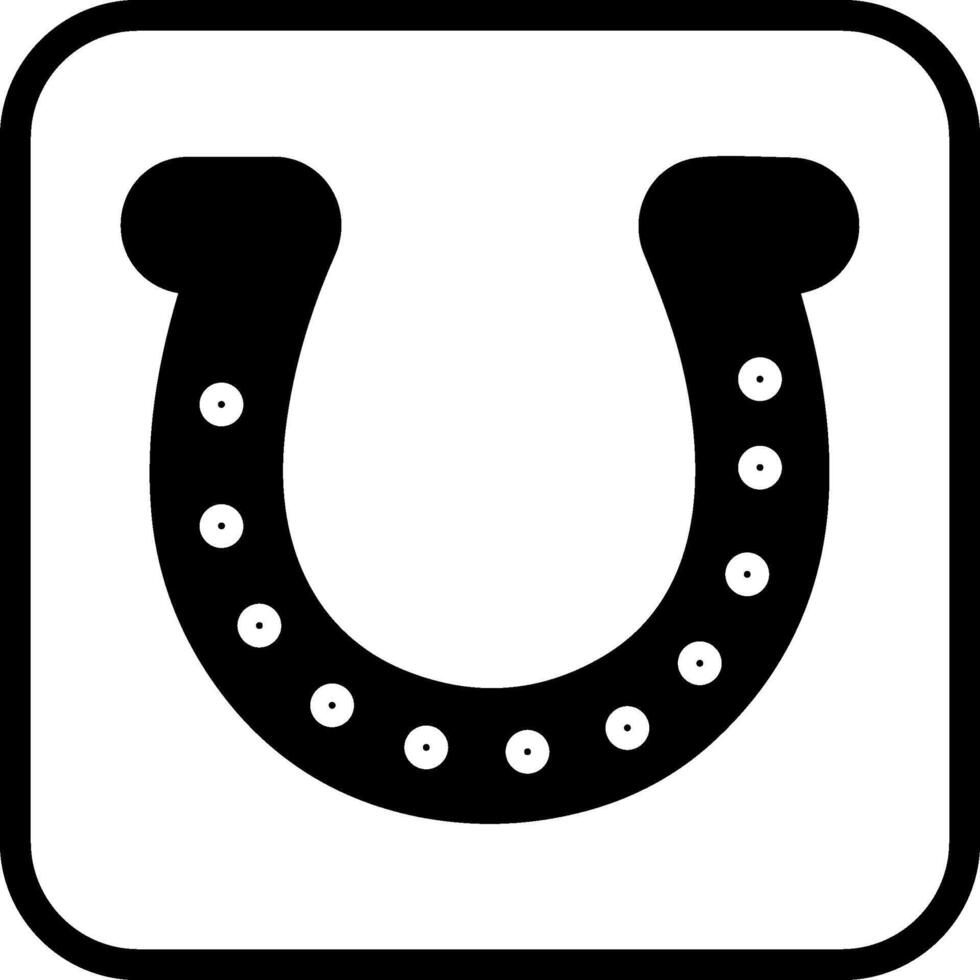 Horse Shoe Vector Icon