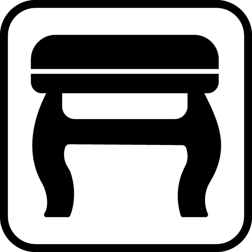 Stool Vector Icon