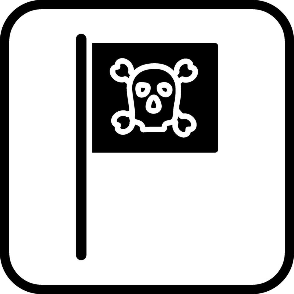 PIrate Flag I Vector Icon