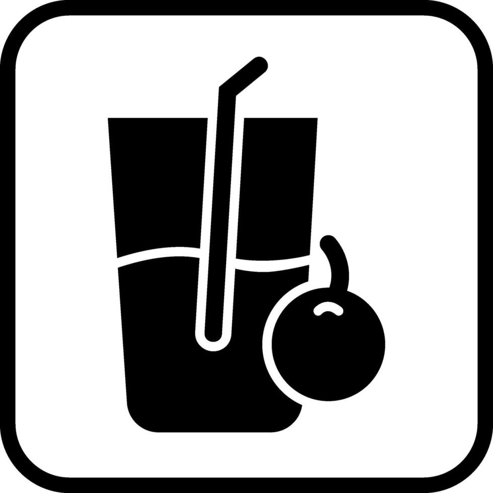 icono de vector de jugo