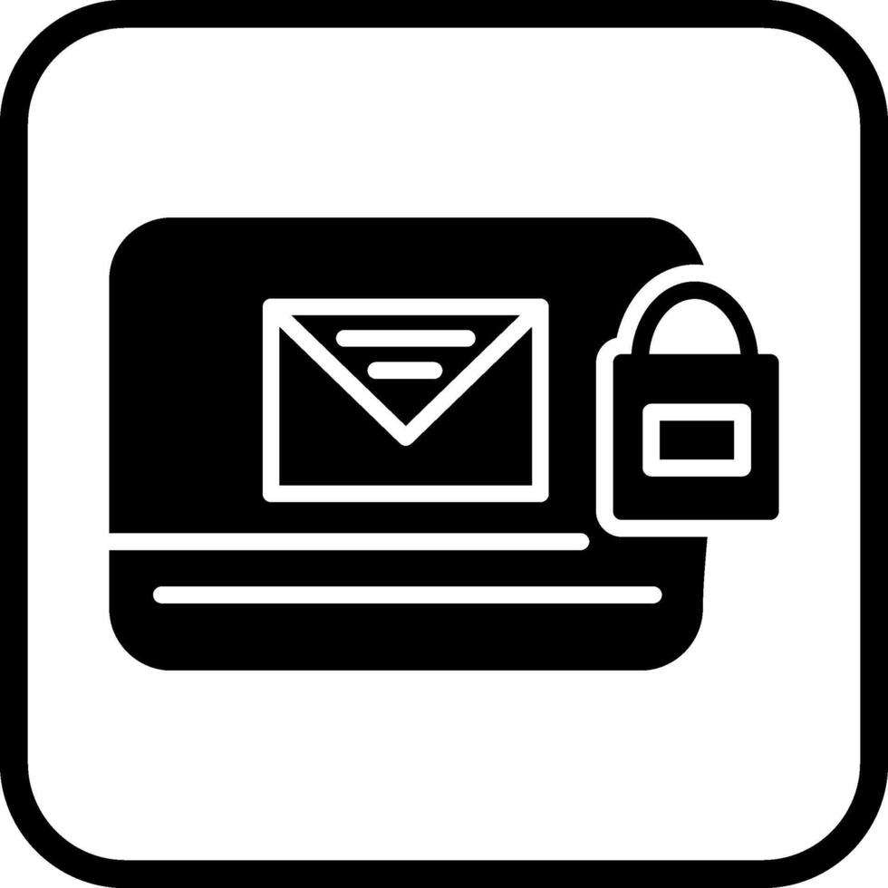 bloqueado correo vector icono