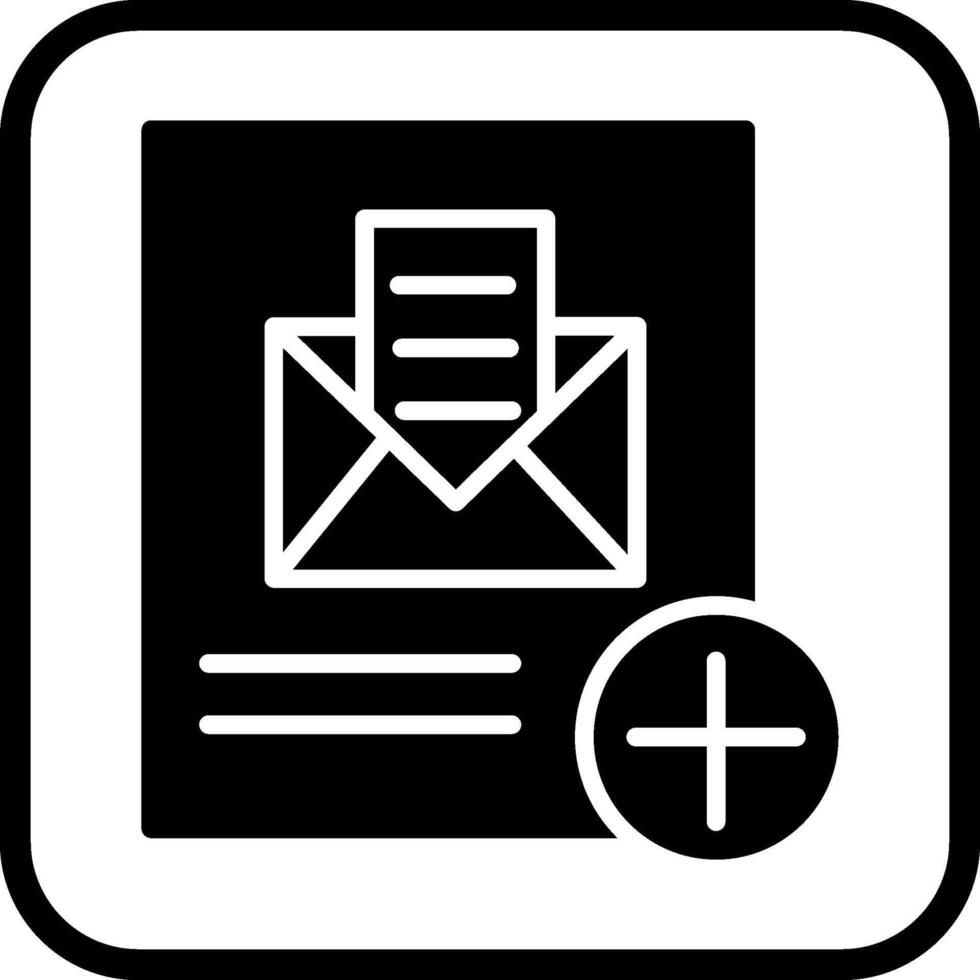 Add Mail Vector Icon