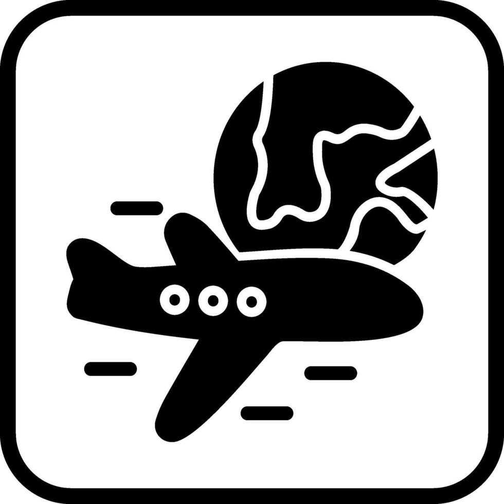 International Flights Vector Icon