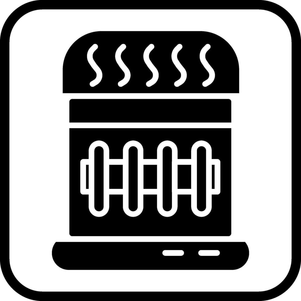 Gas Heater Vector Icon