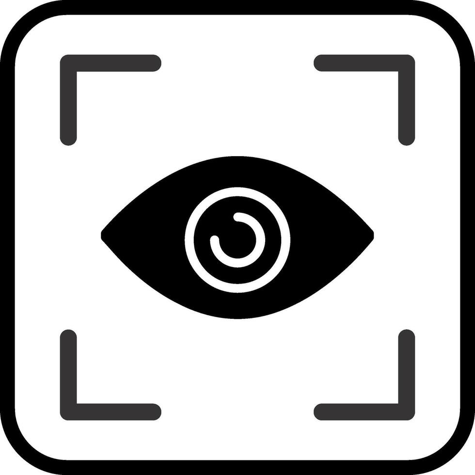 icono de vector de ojo