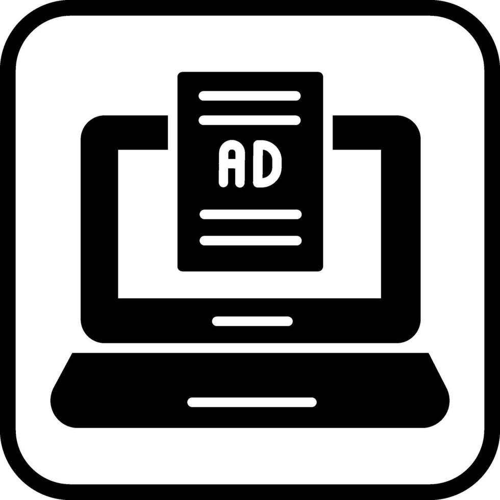 Internet Ads Vector Icon