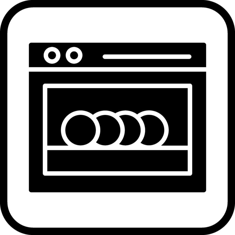 Dishwasher Vector Icon