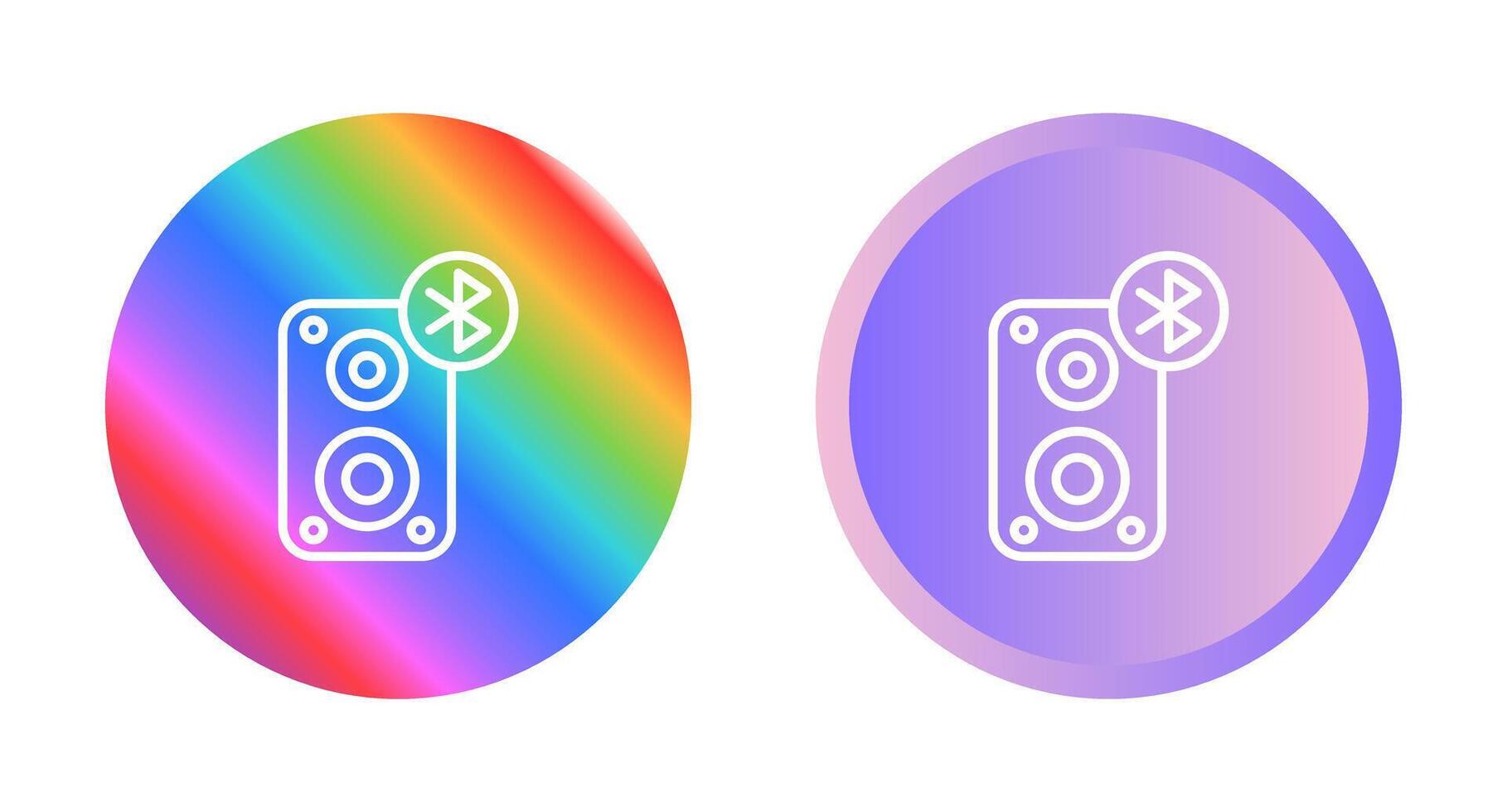 Portable Bluetooth Speaker Vector Icon