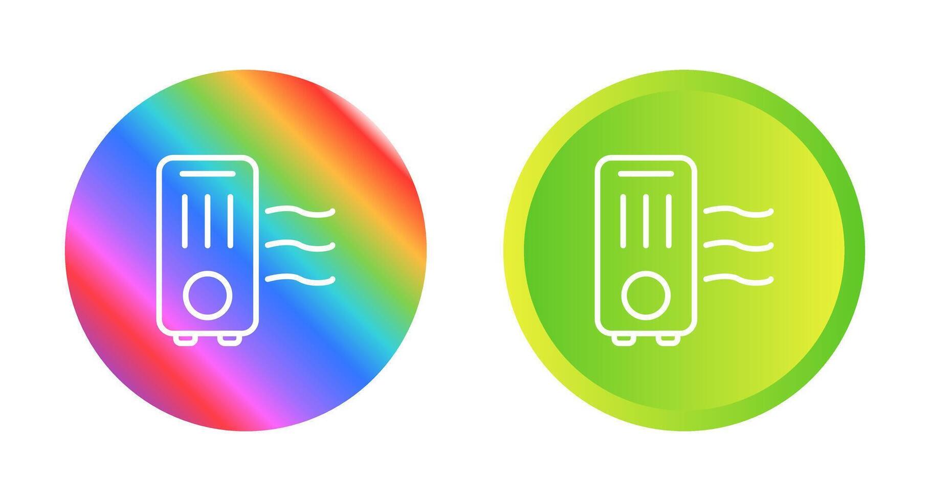 Portable Air Purifier Vector Icon